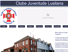 Tablet Screenshot of lusitanaclub.org